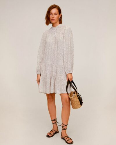 Printed stretch dress